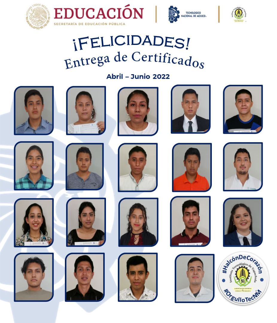 ENTREGA DE CERTIFICADOS DE ESTUDIOS A EGRESADAS Y EGRESADOS DEL ...