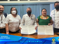 FIRMA DE CONVENIO DE VINCULACIÓN Y COLABORACIÓN INTERINSTITUCIONAL ENTRE EL INSTITUTO TECNOLÓGICO DE TAPACHULA Y LA ESCUELA SECUNDARIA TÉCNICA NO. 24